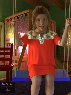 Child Morph and Poses for dForce Play Bedroom-游戏卧室的儿童变形和姿势