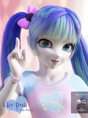 Lily Doll for Posey and Genesis 8 Female(s)-莉莉娃娃为波西和创世纪8女性（）