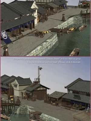 Old Japanese Town Edo vol1-日本古城江户第一卷