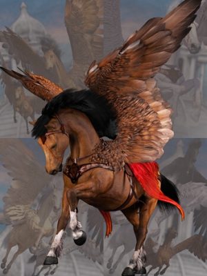 Pegasus Bundle for Daz Horse 3-用于3的飞马束
