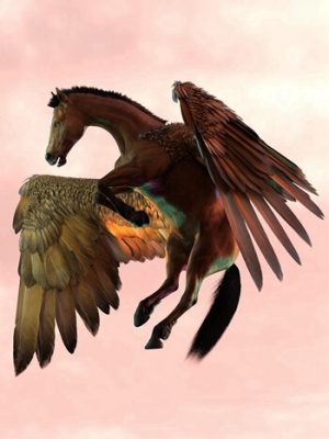 Hercules Gift Hierarchical Poses for Horse 3 and Pegasus Wings-大力神的礼物等级姿势的马3和飞马的翅膀