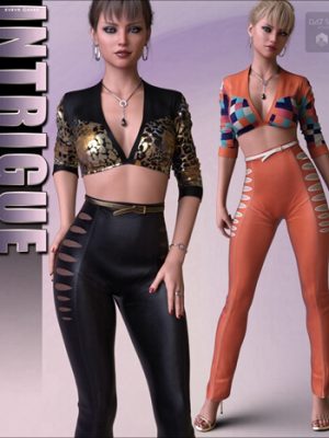 Intrigue for dForce Selected Outfit G8F-为选定的装备8设计的阴谋
