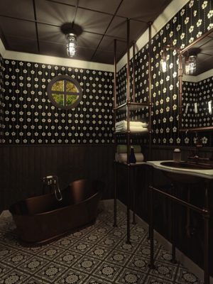 LBLC Steampunk Bathroom-蒸汽朋克浴室