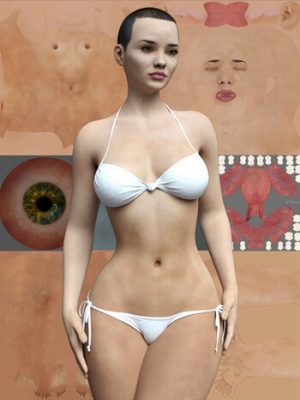 Light Skin Texture for Genesis 9 Feminine Merchant Resource-浅色皮肤纹理为创世纪9个女性商人资源