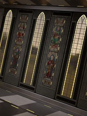 Medieval Sci-Fi Iray Wall Panel Shaders Vol 2-中世纪科幻电影中的墙板着色器第2卷