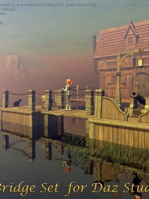 Pirate Bridge Set for Daz Studio-海盗桥设置为工作室