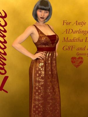 SIC_Romance Add-On for Maditha Dress for Genesis 8,8.1 and 9-创世纪8、81和9