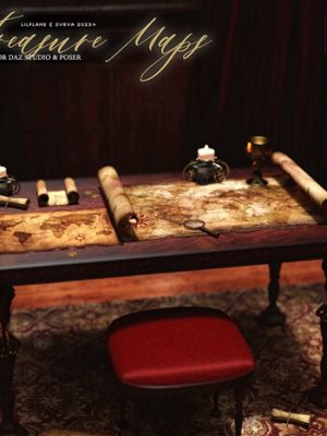 Treasure Maps-宝图_DAZ模型网