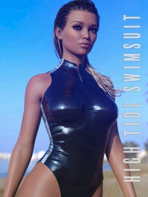 dForce High Tide Swimsuit for Genesis 8-8.1F and G9-创世纪881和9的高潮泳衣