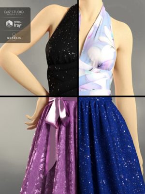 dForce Iconic Dress Textures Add-On-具有标志性的服装纹理附加组件