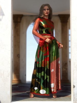 dForce Lulu Outfit Genesis 9-服装，创世纪9