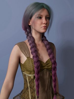 Long Braids Hair Color Expansion-长辫子发子的颜色扩张