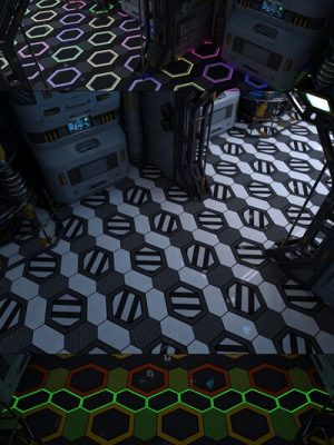 Sci-Fi Flooring Iray Shaders Volume 4-科幻地板着色器卷4