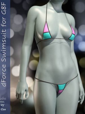 Wee-Kini dForce Swimsuit for Genesis 8 Female-《创世纪》8号女式泳衣