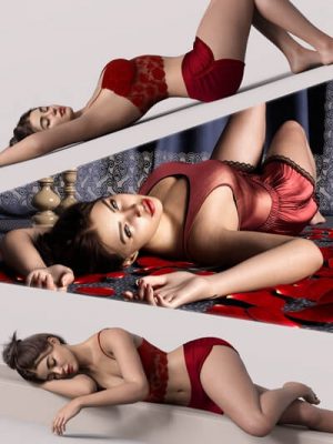 Z Sleeping and Resting Pose Collection for Genesis 9 and 8 Female-睡眠和休息姿势收集创世纪9和8女性