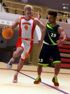 dForce Basketball Uniform Textures-篮球制服纹理