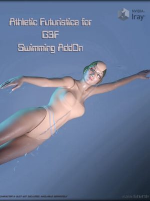 Athletic Futuristica for G3F – Swimming AddOn-运动未来为3游泳附加组件