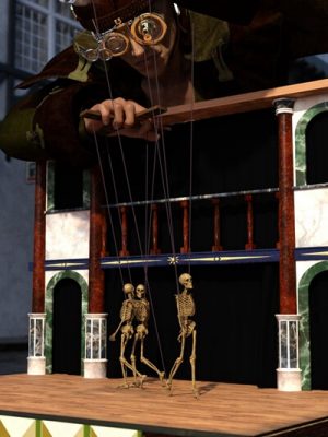 Bone Minion for Genesis 9 Poses Bundle-《创世纪9》的骨小齿轮