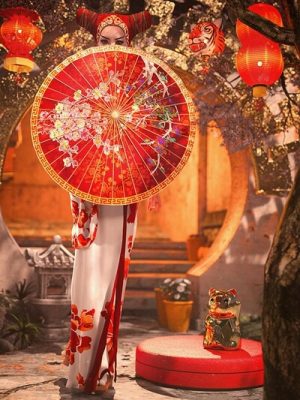Chinese New Year Props Set-中国的新年道具套装
