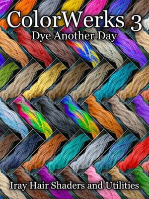 ColorWerks 3 Dye Another Day Iray Hair Shaders-另一天的着发剂