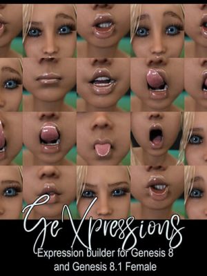 Gexpressions Expression Builder for Genesis 8 & 8.1 Female-创世纪8和81女性