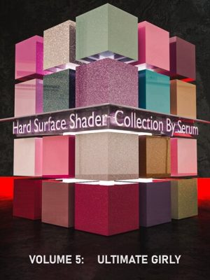 Iray Hard Surface Shaders Volume Five Ultimate Girly-硬表面着色器卷五终极女孩