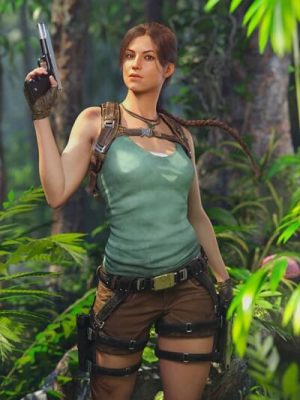 Lara Croft COD MW2 For Genesis 8 Female-劳拉克罗夫特2为起源8雌性