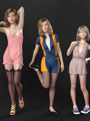 Rieko 3 in 1 with UHD Textures For G8 Female-3在1与纹理为8女性