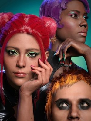 Vibrant Makeup for Genesis 9-《创世纪》充满活力的化妆9