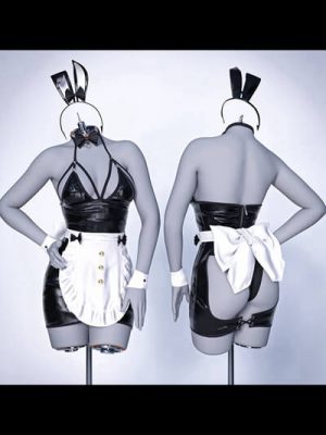 dForce Bunny Maid Outfit for Genesis 9, 8 and 8.1 Female-兔女仆服装为创世纪98和81女仆