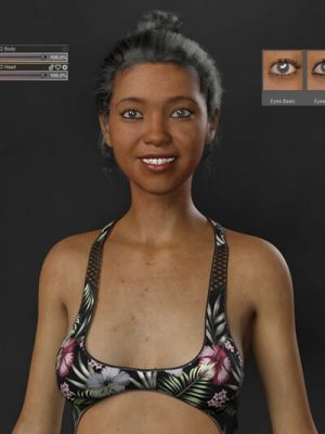 Amira Character With UHD Skin Textures for Genesis 8 Female V1-角色与皮肤纹理为创世纪8女性1