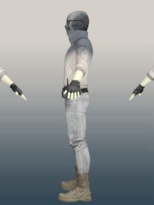 COD – Ghost Senpai Outfit for Genesis 8 Male-《创世纪8》男装