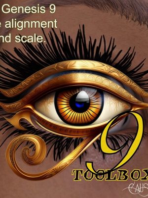 Eye Nine Toolbox Eye Alignment Utility for Genesis 9-眼睛九工具箱眼睛对齐效用为创世纪9