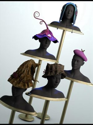 ND Fantasy Hats for Genesis 9-《创世纪9》的幻想帽子