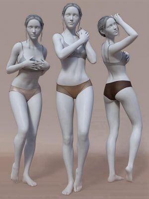 Skintight Poses Collection for Genesis 9, 8.1 and 8 Females-为收集9，创世纪，81和8名女性