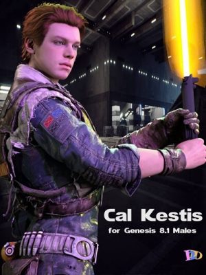 Star Wars Series Cal Kestis HD For Genesis 8.1 Male-星球大战系列卡尔凯斯蒂斯为创世纪81男