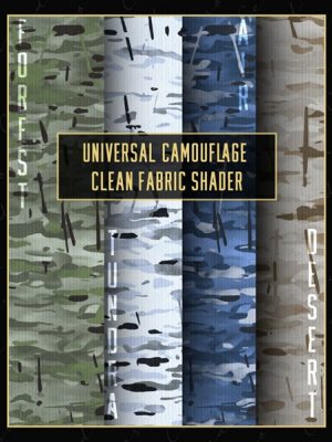 Universal Camouflage Clean Fabric Shader-通用伪装干净的织物着色器