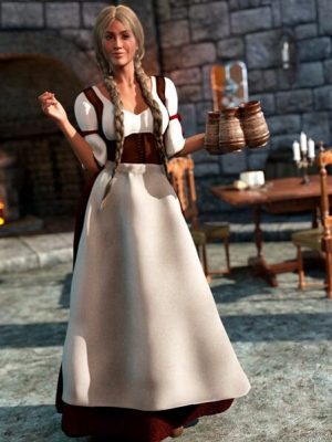 dForce Tavern Maid for Genesis 9-酒馆《创世纪》的女仆9