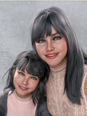 Emilia and Teen Emilia for Genesis 9-艾米莉亚和青少年艾米莉亚为《创世纪9》报道