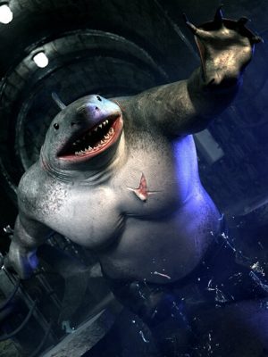 Jawsome Quickstrike HD Shark for Genesis 9-《创世纪9》里的高清鲨鱼