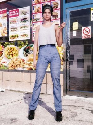 Skinny jeans for Genesis 8 Females and Genesis 9-创世纪女性和创世纪的紧牛仔裤