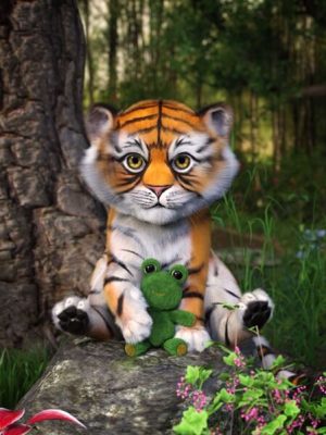Tikki the Tiger Add-On for Moshi the Kitten-老虎的附加组件，为小猫提供帮助