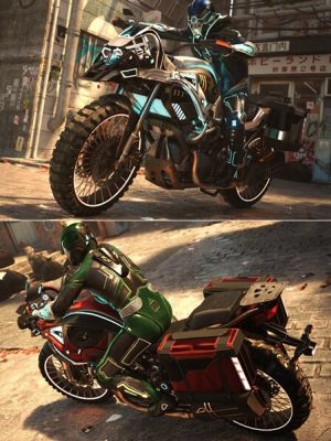 XI Futuristic Adventure Motorcycle-十一、未来主义冒险摩托车