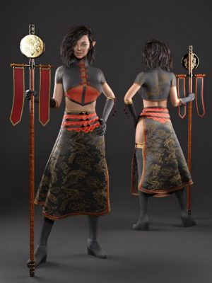 dForce Delicata Mage Outfit for Genesis 8 and 8.1 Females-创世纪8和81女性的熟食法师服