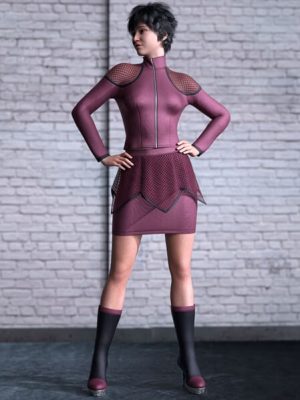 dForce Future Fashion Outfit for Genesis 9-未来为创世纪9号设计的时尚服装