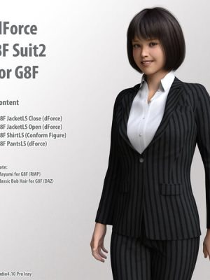 dForce G8F Suit2 for G8F-针对8的8套装2