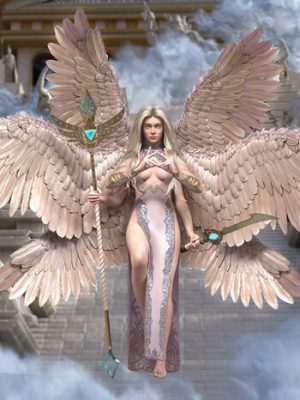 Celestial Angel Wearables and Wings Mega Set for Genesis 9-天体天使可穿戴设备和翅膀的大型设置为创世纪9