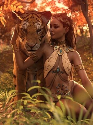 Feline Essence Poses for Genesis 9 and Tiger-猫精华为创世纪9和老虎