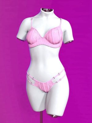 X-Fashion Connected Lingerie for Genesis 9-《创世纪》9》上的时尚连接内衣