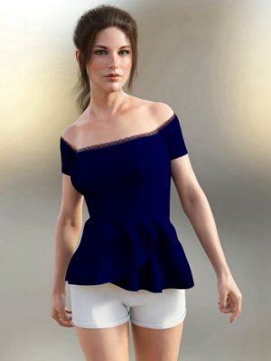X-Fashion Finesse Outfit for Genesis 8 Female(s)-《创世纪》8位女性